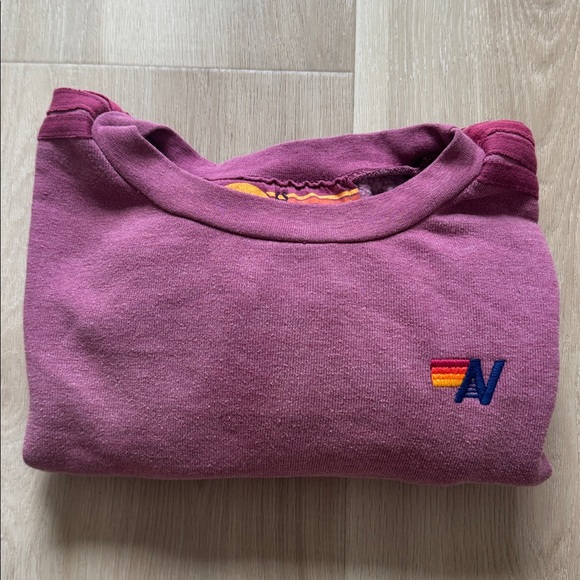 Aviator Nation - ESSENTIAL CROPPED CREW SWEATSHIRT RELAXED - Picture 16 of 16